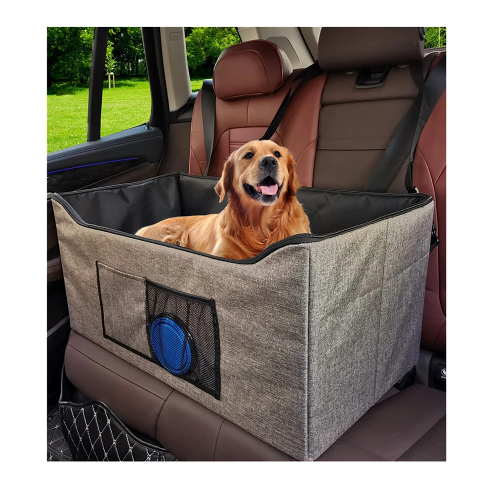 High Quality Comfortable Foldable Pet Dog Booster Car Seat Bed For Pet Seat Travel Carrier Bed, Gray
High Quality Comfortable Foldable Pet Dog Booster Car Seat Bed For Pet Seat Travel Carrier Bed, Gray
