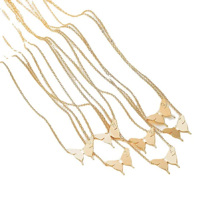 2021 New Clavicle Necklace Simple Geometric Gold Women'S Butterfly Letter Necklace
2021 New Clavicle Necklace Simple Geometric Gold Women'S Butterfly Letter Necklace