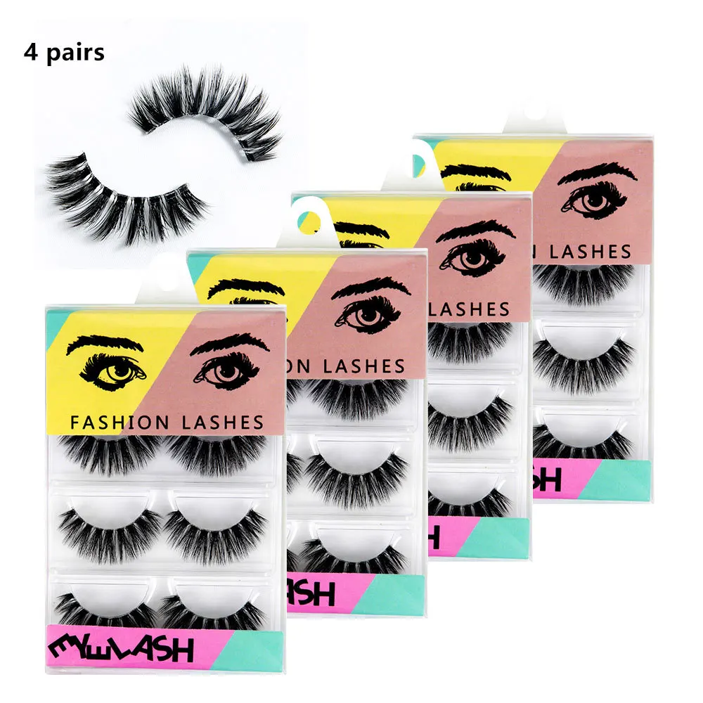 Queena Four pairs sable hair false eyelashes wholesale thick volume warped eyelashes processing custom false eyelashes wholesale
Queena Four pairs sable hair false eyelashes wholesale thick volume warped eyelashes processing custom false eyelashes wholesale