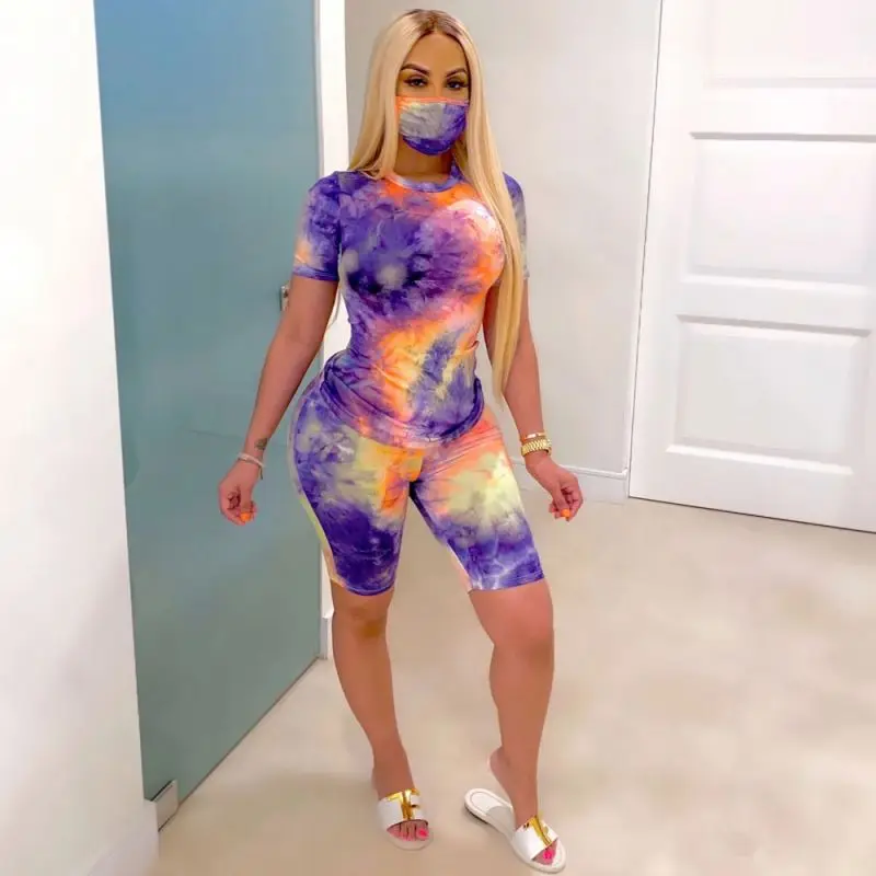 2021 new arrivals Women Two Piece Sport Jogging two piece Tie-dye short set outfit for women
2021 new arrivals Women Two Piece Sport Jogging two piece Tie-dye short set outfit for women