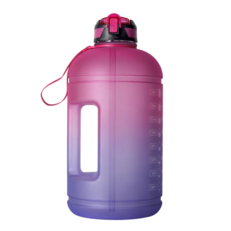 2021new one gallon plastic water bottle Large Capacity motivational Water Bottle PETG Plastic Time Marker sport water bottle, Customized color
2021new one gallon plastic water bottle Large Capacity motivational Water Bottle PETG Plastic Time Marker sport water bottle, Customized color