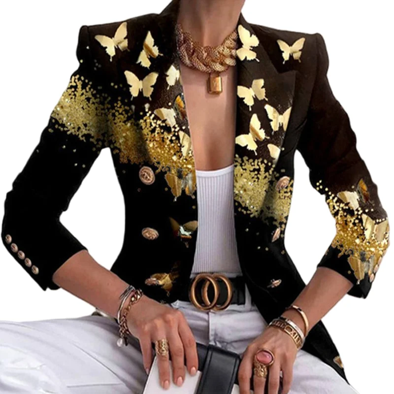C7065 2022 New Design Fashion Autumn Womens Jackets Print Office Ladies Blazer Formal Slim Fit Short Double Breasted Blazer
C7065 2022 New Design Fashion Autumn Womens Jackets Print Office Ladies Blazer Formal Slim Fit Short Double Breasted Blazer