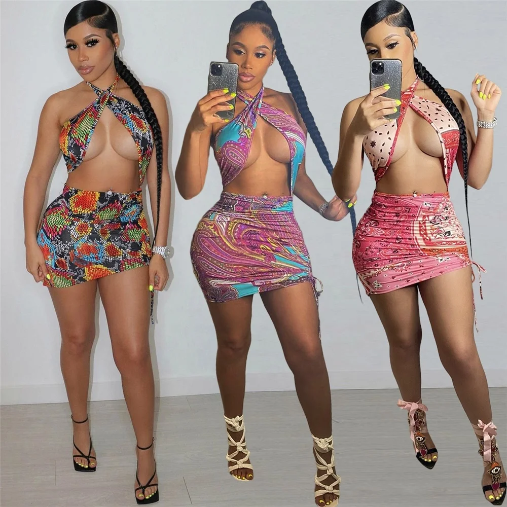 2021 New Arrivals Summer Sexy Casual Club Party Women Two Piece Skirt Set Clothes 2 Piece Shirt Dresses Sets Outfits
2021 New Arrivals Summer Sexy Casual Club Party Women Two Piece Skirt Set Clothes 2 Piece Shirt Dresses Sets Outfits