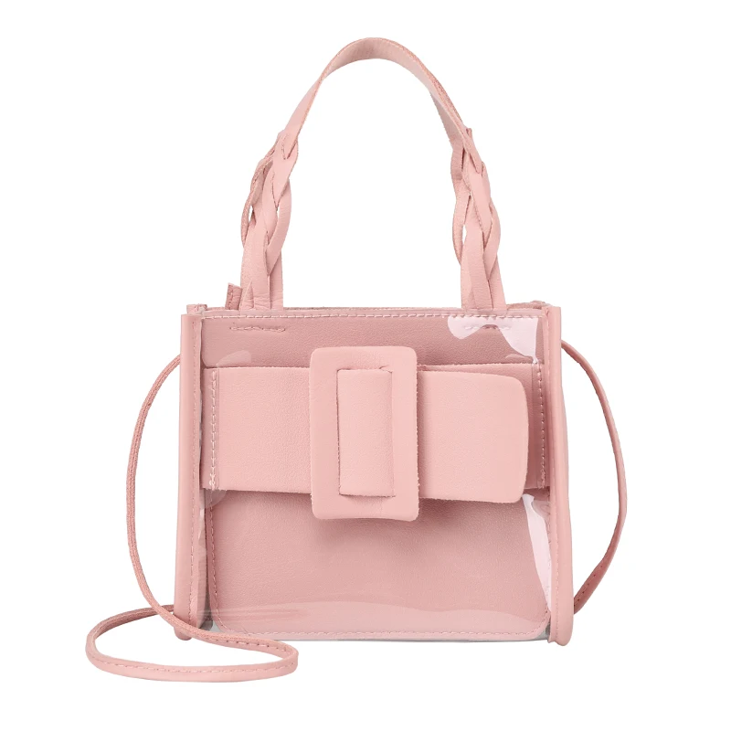 New wholesale Korean pure transparent woven handbag jelly purse women's small square Bag Messenger Handbag, Photo
New wholesale Korean pure transparent woven handbag jelly purse women's small square Bag Messenger Handbag, Photo