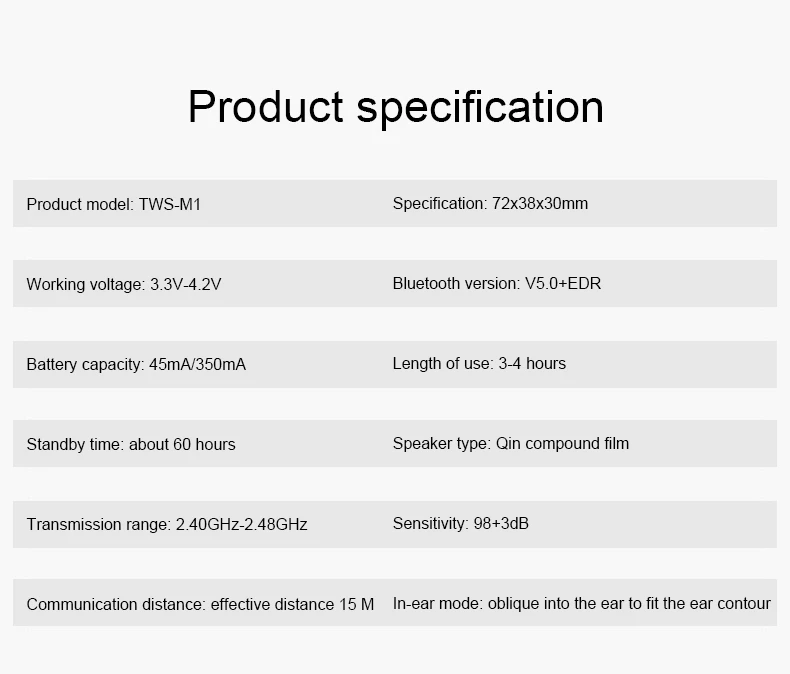 M1 TWS 5.0 Wireless Headsets VS Redmi Airdots Earbuds Wireless Earphone with Mic for xiaomi samsung headphone 350mah charger box - ANKUX.COM
