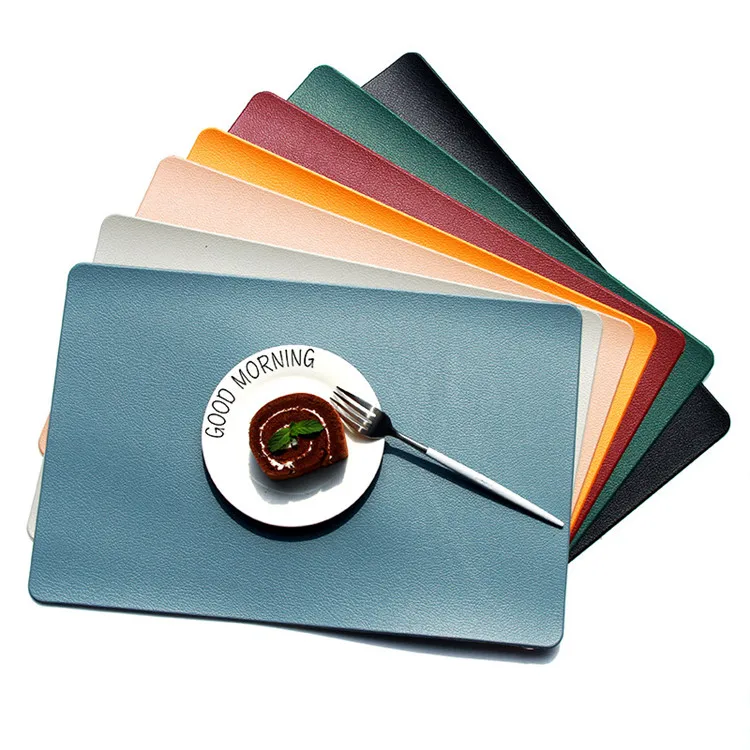 Nordic Colorful Color PVC Imitation Leather Non-slip Wear-resistant Double Thickening Household Bowl Table Placemat, Multiple colour
Nordic Colorful Color PVC Imitation Leather Non-slip Wear-resistant Double Thickening Household Bowl Table Placemat, Multiple colour