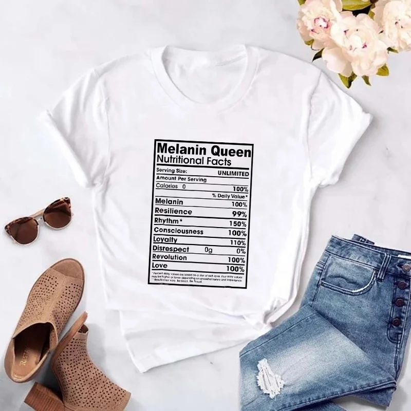 Wholesale Melanin Queen Printing T-shirt Oversized Streetwear Loose Fit Custom Logo Graphic Tees Shirts, Picture
Wholesale Melanin Queen Printing T-shirt Oversized Streetwear Loose Fit Custom Logo Graphic Tees Shirts, Picture