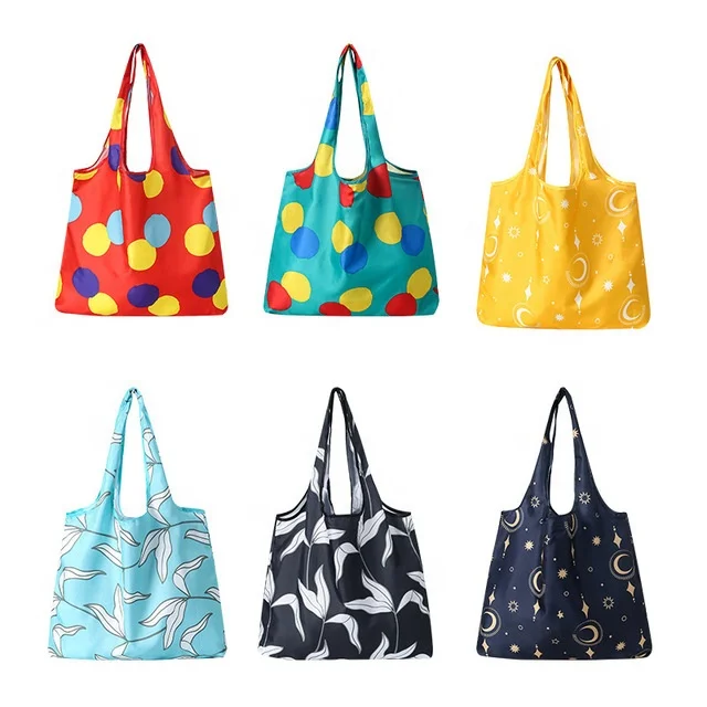Printed Grocery Shopping Bag Supermarket Shopping Bag Foldable Mini Eco-Friendly Bag, Black, blue, green, red, yellow,navy
Printed Grocery Shopping Bag Supermarket Shopping Bag Foldable Mini Eco-Friendly Bag, Black, blue, green, red, yellow,navy
