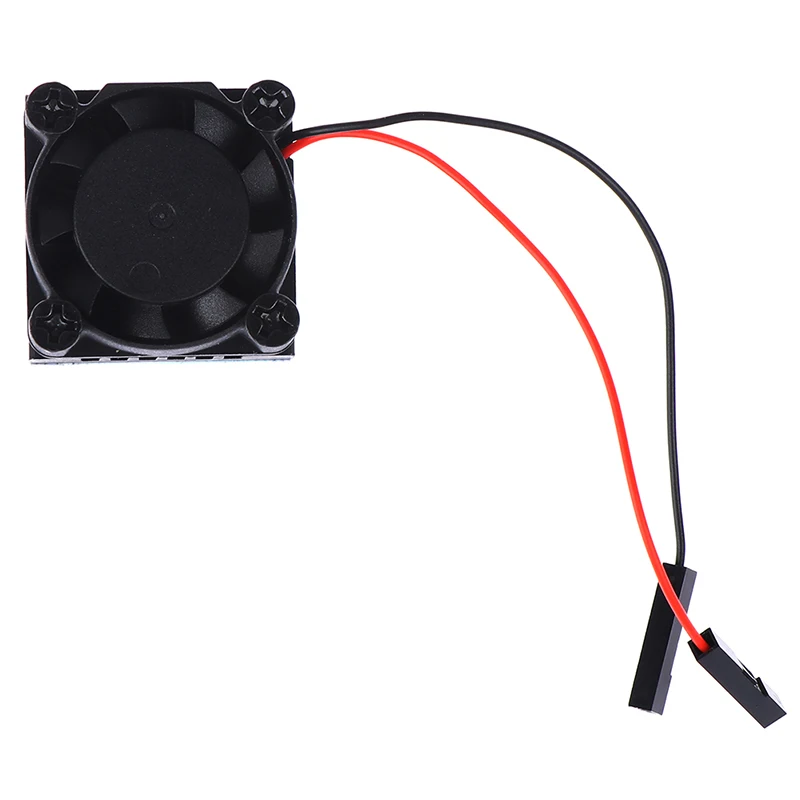 

1/2 Dual Fan Square Cooling Fan With Heatsink Cooler Kit For Raspberry Pi 4B ( 4 Model B )