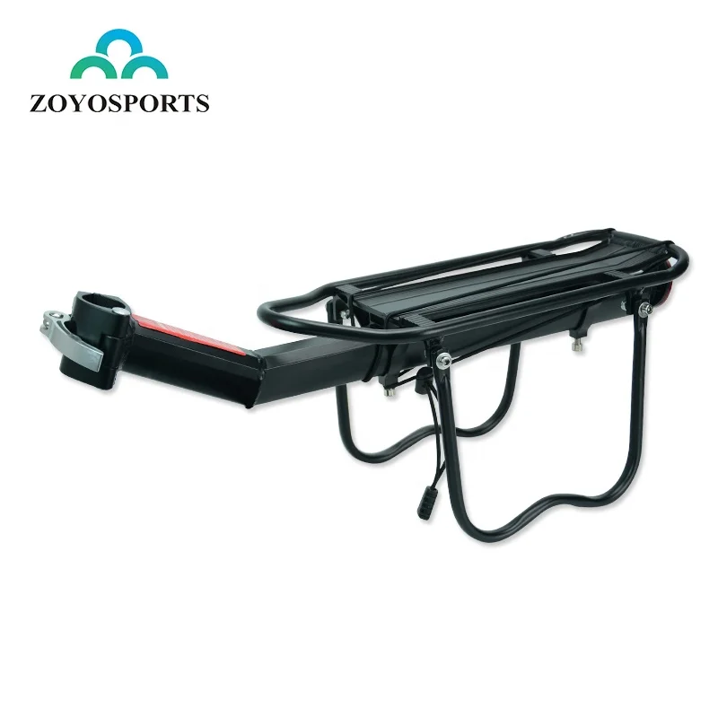 

ZOYOSPORTS Bike Seat Rack Bicycle Quick Release Luggage Cargo Seat Post Pannier Carrier Rear Rack Holder Bicycle Accessories, Black