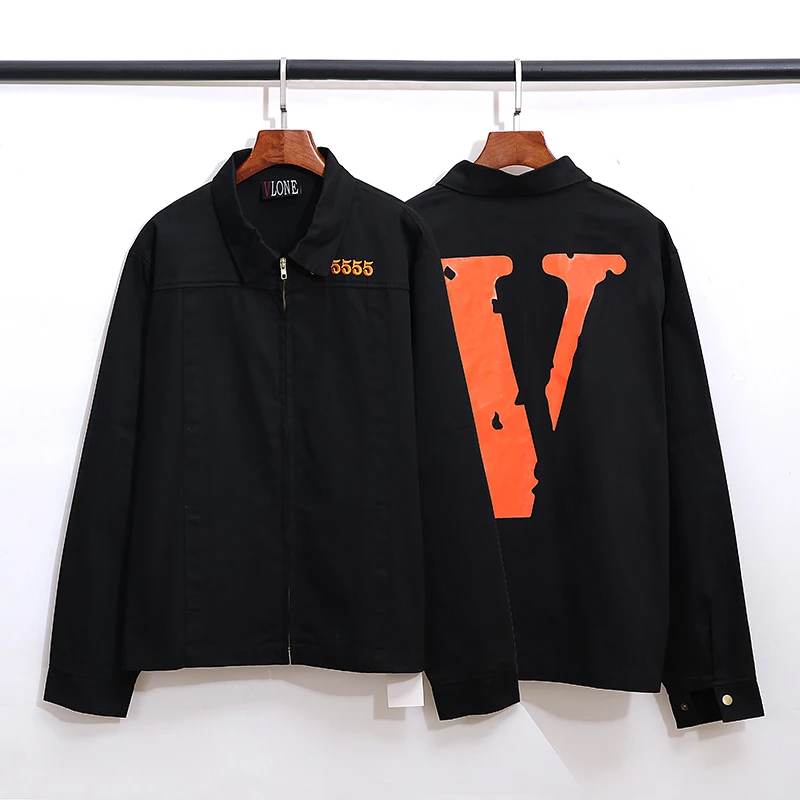 vlones men and women lapel heavy industry embroidery 5555 zipper jacket couple oversize jacket prison wind spot wholesale
vlones men and women lapel heavy industry embroidery 5555 zipper jacket couple oversize jacket prison wind spot wholesale