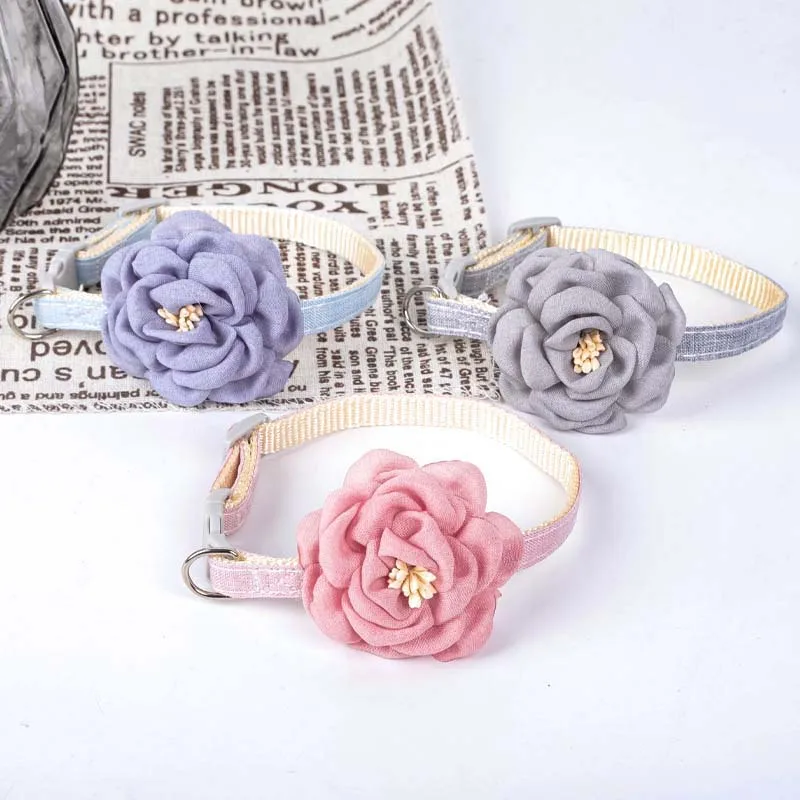 2021 Summer Pet Collar Leash Flower Necklace ins Style Puppy Collar Adjustable Cotton nip Collar Supplies
2021 Summer Pet Collar Leash Flower Necklace ins Style Puppy Collar Adjustable Cotton nip Collar Supplies