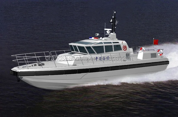 grandsea 15 米玻璃纤维船体海岸警卫队巡逻和警察船出售