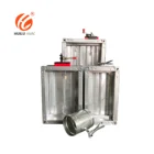 air electric motorized 70/280Degrees fire smoke damper for the ventilation system