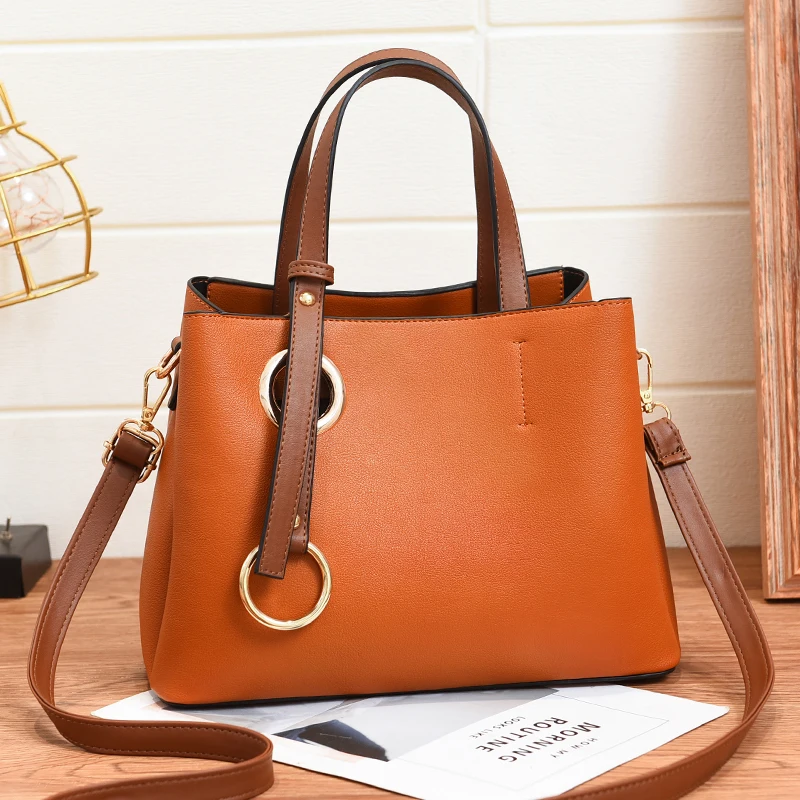 Office solid color fashion women handbag purse luxury bag popular bucket bag designer bags, Popular colors
Office solid color fashion women handbag purse luxury bag popular bucket bag designer bags, Popular colors