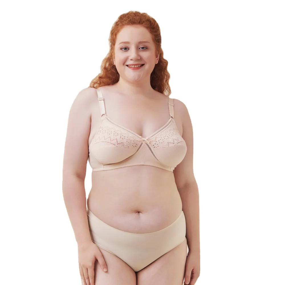 Breathable Embroidery Big Size Bra Sexy V Neck Wirefree Wide Strap Back Close Plus Size Bra
Breathable Embroidery Big Size Bra Sexy V Neck Wirefree Wide Strap Back Close Plus Size Bra