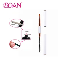 2019 White and Rose Gold Customized Manicure Blooming Brush Nail Polygel Brush with Spatula Tool Brush
2019 White and Rose Gold Customized Manicure Blooming Brush Nail Polygel Brush with Spatula Tool Brush