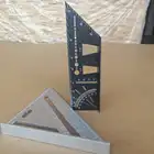 Square 3D Angle Measuring Square Size Woodworking Measure Tool Line 90 Degree Gauge 3D Mitre Ruler