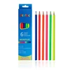 Best Quality 6 pcs Artist Neon colour pencil Highlighter Fluorescent Marker Pencil Drawing Color Pencils For Sketch Drawing