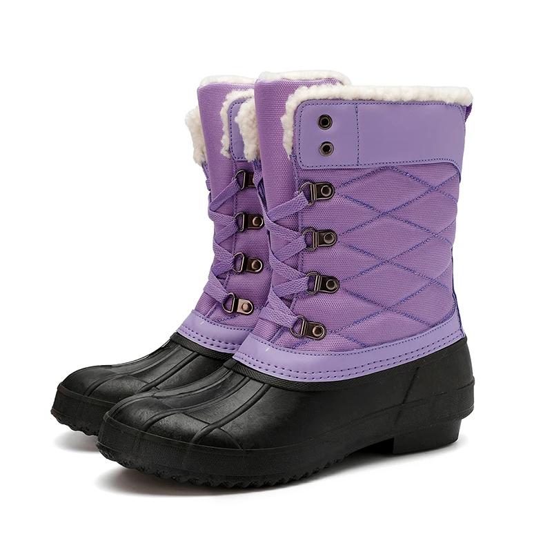 Factory wholesale Large Size Waterproof Anti-slip High-top Lady Snow Boots Outdoor Winter Keep Warm Women's Snow Boot, Black, brown, purple
Factory wholesale Large Size Waterproof Anti-slip High-top Lady Snow Boots Outdoor Winter Keep Warm Women's Snow Boot, Black, brown, purple