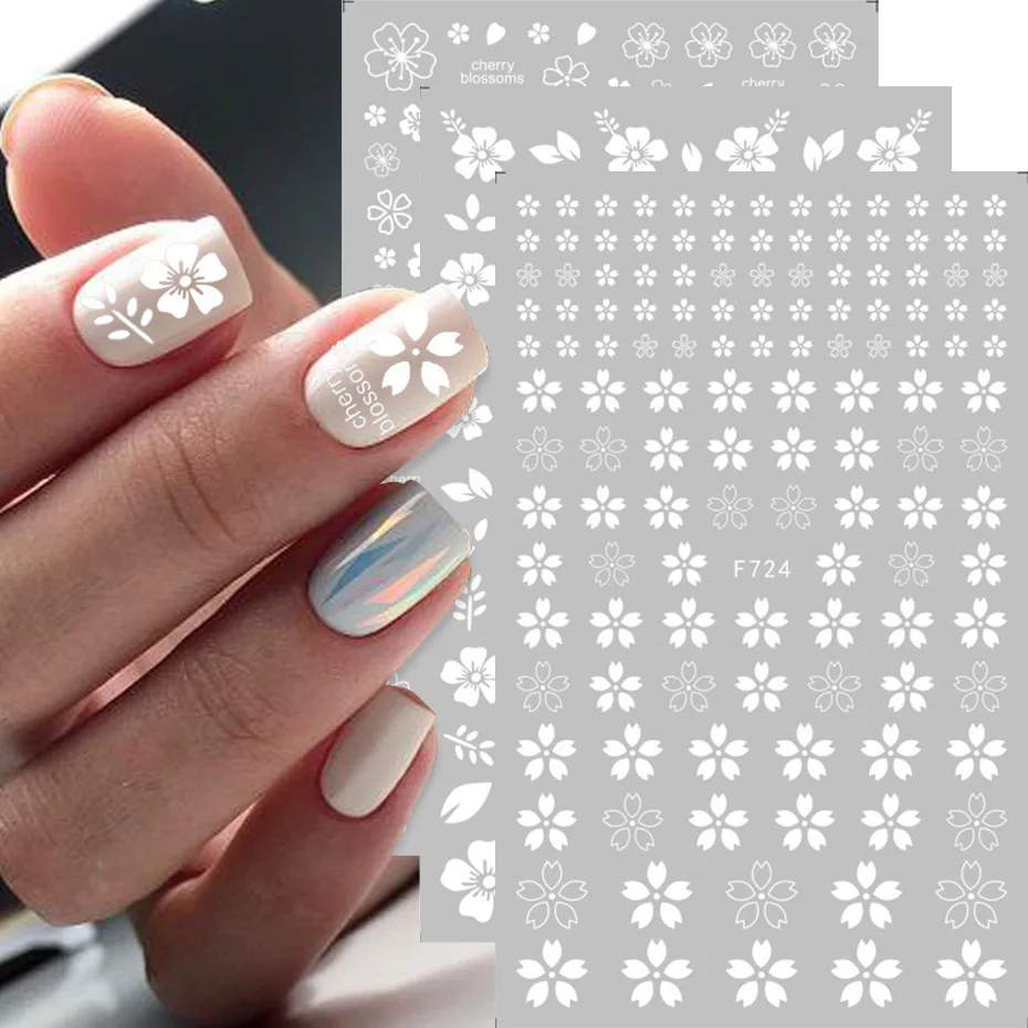 Cross-Border New Nail Stickers Ins Japanese 3D Adhesive F Series Small White Flower Nail Stickers Flower Stickers
Cross-Border New Nail Stickers Ins Japanese 3D Adhesive F Series Small White Flower Nail Stickers Flower Stickers