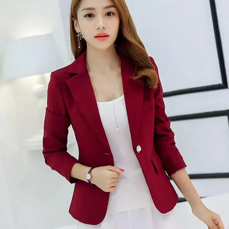 Lady Office Work Blazer Women Suit Jackets Coat Slim Formal Blazers Femme Jacket
Lady Office Work Blazer Women Suit Jackets Coat Slim Formal Blazers Femme Jacket