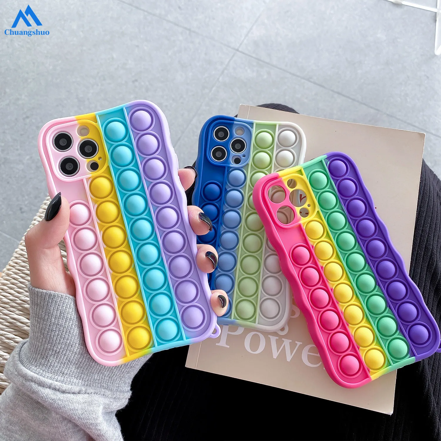2021 New Design Funny Unzip Toy For Iphone Case Soft Silicone Pastel Shockproof Mobile Phone Bags For Iphone 12 11 Max
2021 New Design Funny Unzip Toy For Iphone Case Soft Silicone Pastel Shockproof Mobile Phone Bags For Iphone 12 11 Max