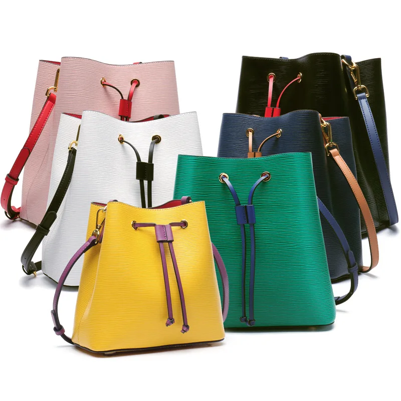 Handbag 2021 luxury branded corrugated cowhide bags women handbags ladies bags leather handbags larget bucket bags, White green yellow pink black blue
Handbag 2021 luxury branded corrugated cowhide bags women handbags ladies bags leather handbags larget bucket bags, White green yellow pink black blue