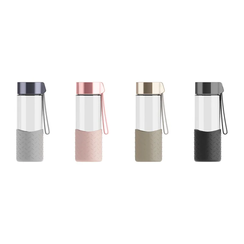 Feiyou can custom logo high borosilicate creative glass bottle silicone anti-hot anti-slip creative popular water bottels, Pink,black,golden,blue
Feiyou can custom logo high borosilicate creative glass bottle silicone anti-hot anti-slip creative popular water bottels, Pink,black,golden,blue