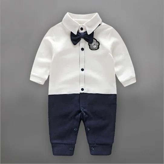 Wholesale New Baby Boy Formal Rompers Long 100% Cotton Long Sleeve Infant pajamas, Picture shows
Wholesale New Baby Boy Formal Rompers Long 100% Cotton Long Sleeve Infant pajamas, Picture shows
