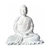 Religious life-size marble buddha statue