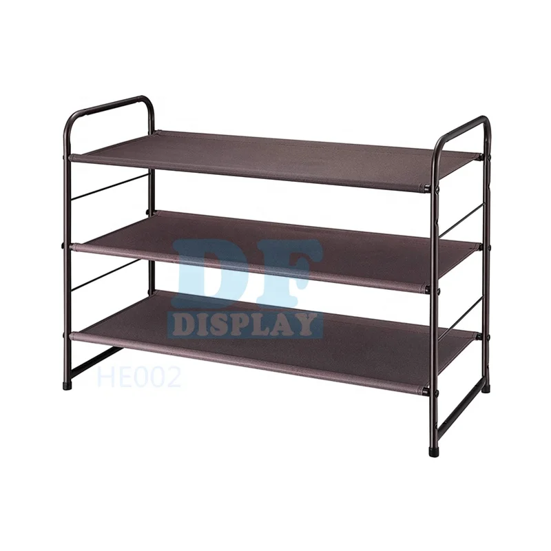 HE002 Expandable & Adjustable Fabric Shoe Shelf Storage Organizer 3-Tier Stackable Shoe Rack, Natural
HE002 Expandable & Adjustable Fabric Shoe Shelf Storage Organizer 3-Tier Stackable Shoe Rack, Natural