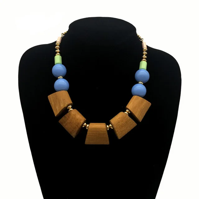 Simple alloy necklace jewelry Creative resin and wood charms personality accessories acrylic beads short wood necklace jewelry, Picture
Simple alloy necklace jewelry Creative resin and wood charms personality accessories acrylic beads short wood necklace jewelry, Picture