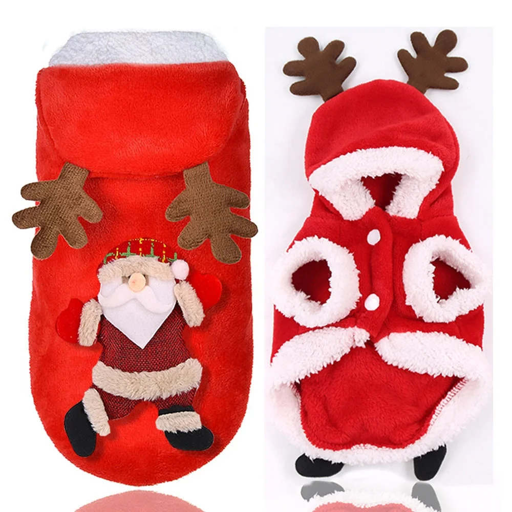 2021 pet apparel designer new Christmas flannel Santa Claus pet clothing, Red
2021 pet apparel designer new Christmas flannel Santa Claus pet clothing, Red