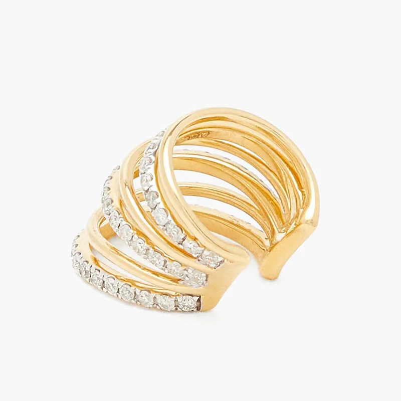 Christmas CZ Stacking Cuff Earrings Gold Plated Brass Iced out Cubic Zirconia Multi Layer Clip on Cuff Earrings Lady
Christmas CZ Stacking Cuff Earrings Gold Plated Brass Iced out Cubic Zirconia Multi Layer Clip on Cuff Earrings Lady