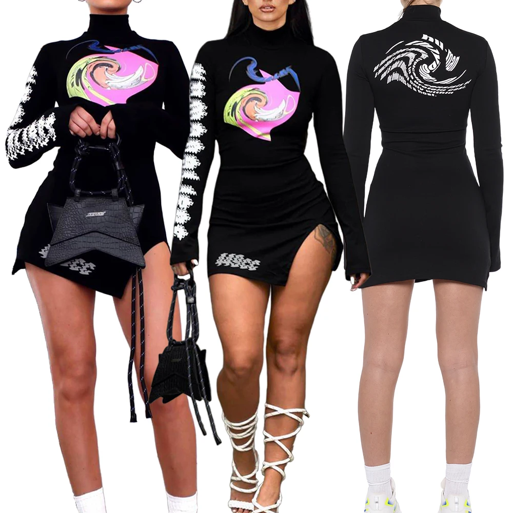 Slit Dress Street High Collar Stylish Fashion Cool Sexy YD-GL6329 2021 Women Plus Size Long Sleeve Winter Printed Pencil Simple
Slit Dress Street High Collar Stylish Fashion Cool Sexy YD-GL6329 2021 Women Plus Size Long Sleeve Winter Printed Pencil Simple