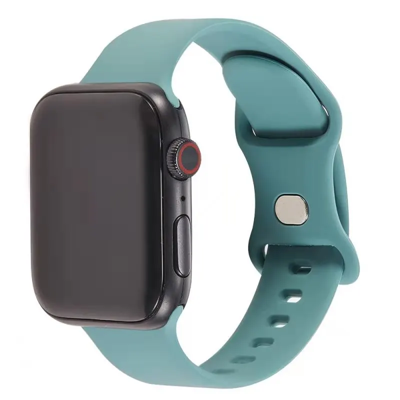Pure Color Dual Wear Rivet Strap For Apple Watch Band Sports Silicone Pure Color Strap For iWatch Series 6/5/4 SE Strap
Pure Color Dual Wear Rivet Strap For Apple Watch Band Sports Silicone Pure Color Strap For iWatch Series 6/5/4 SE Strap