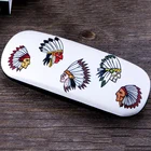 colorful cartoon design iron hard personalized logo printed sunglasses case