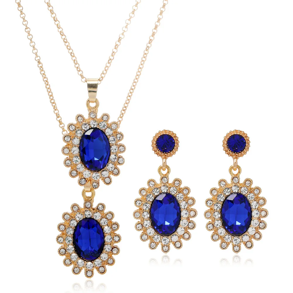 2021 Hot Sale Design 18k Gold Plated Sapphire Jewelry Set Cubic Zircon Blue Gemstone Necklace Set For Wedding
2021 Hot Sale Design 18k Gold Plated Sapphire Jewelry Set Cubic Zircon Blue Gemstone Necklace Set For Wedding