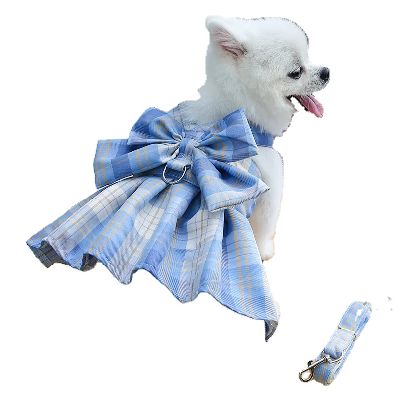 Pet Dog Skirt Chest Backer Skirt Set College Windshirt Label Knead Dress With Traction Rope, "mix color "
Pet Dog Skirt Chest Backer Skirt Set College Windshirt Label Knead Dress With Traction Rope, "mix color "