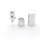 Aluminum cosmetic crimp sprayer perfume crimp spray pump with collar and cap