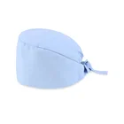 Wholesale Unisex Lightweight Plain Cotton Medical Doctor Nurse White Caps