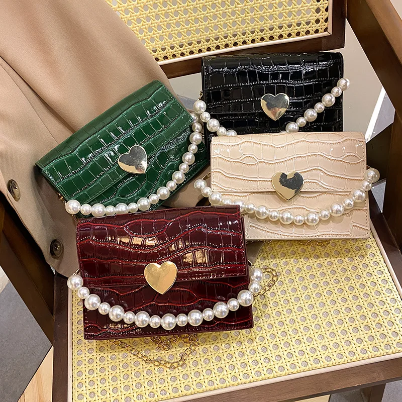 2021 Pearl Alligator Small Purses Bag Lady Crossbody Purses Pu Leather Trendy Ladies Handbags
2021 Pearl Alligator Small Purses Bag Lady Crossbody Purses Pu Leather Trendy Ladies Handbags