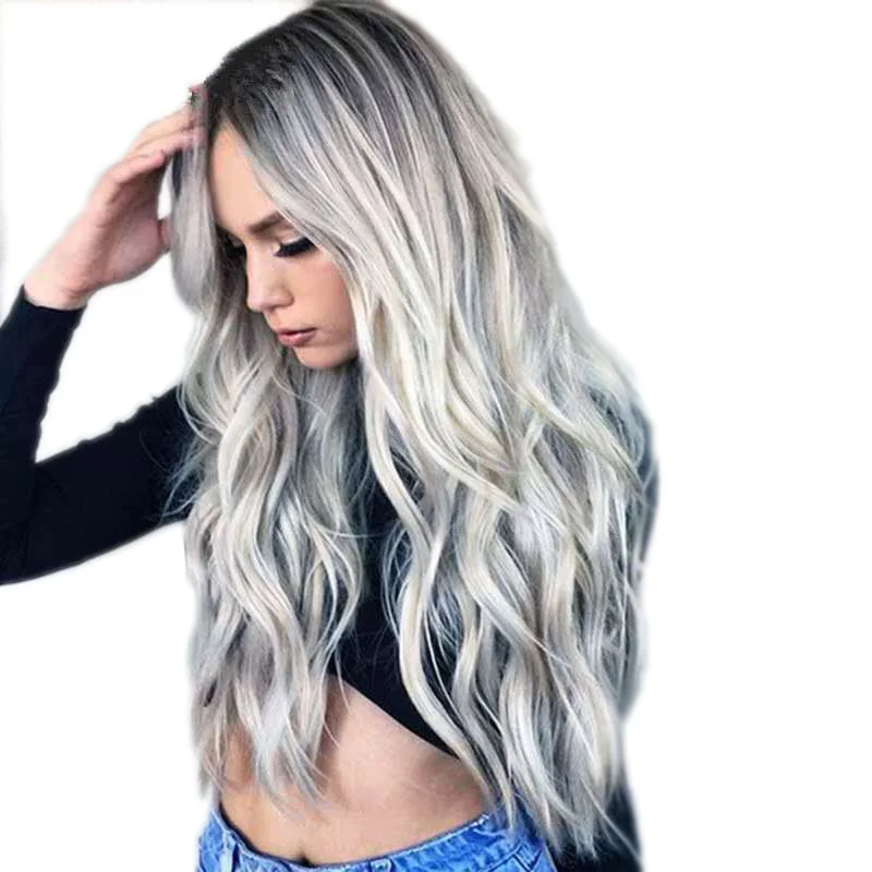 curly Grey Wigs side part Women's Wig ombre color Synthetic Cosplay for Girl Halloween Costume Wigs Ombre Purple Grey Color, Gray
curly Grey Wigs side part Women's Wig ombre color Synthetic Cosplay for Girl Halloween Costume Wigs Ombre Purple Grey Color, Gray