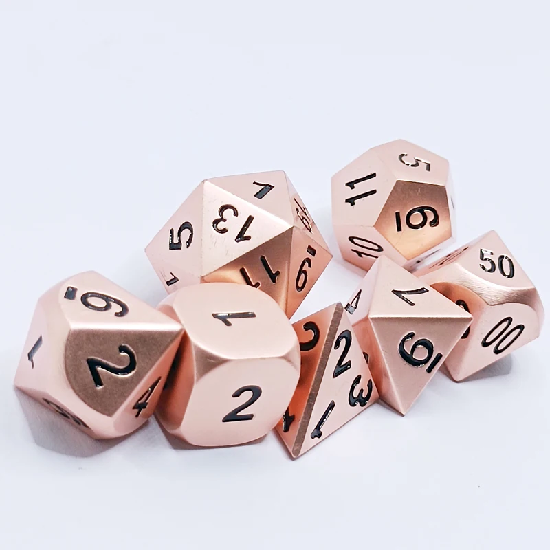 

New type of zinc alloy metal dice DND role-playing RPG MTG Dungeons and Dragons board game entertainment dice