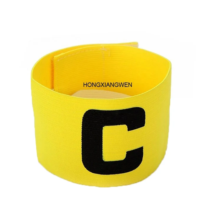 

Premium Soft Elastic Team Captain Armband for Scocer, Black,white,yellow or customiz