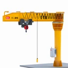 1ton 2ton 3ton 5ton 10ton electric workshop slewing jib crane