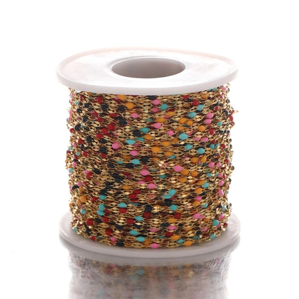 Stainless Steel 2mm Drop Oil Color Lip Shaped Chains for Couple Necklace Bracelet Jewelry Making Accessories Components
Stainless Steel 2mm Drop Oil Color Lip Shaped Chains for Couple Necklace Bracelet Jewelry Making Accessories Components