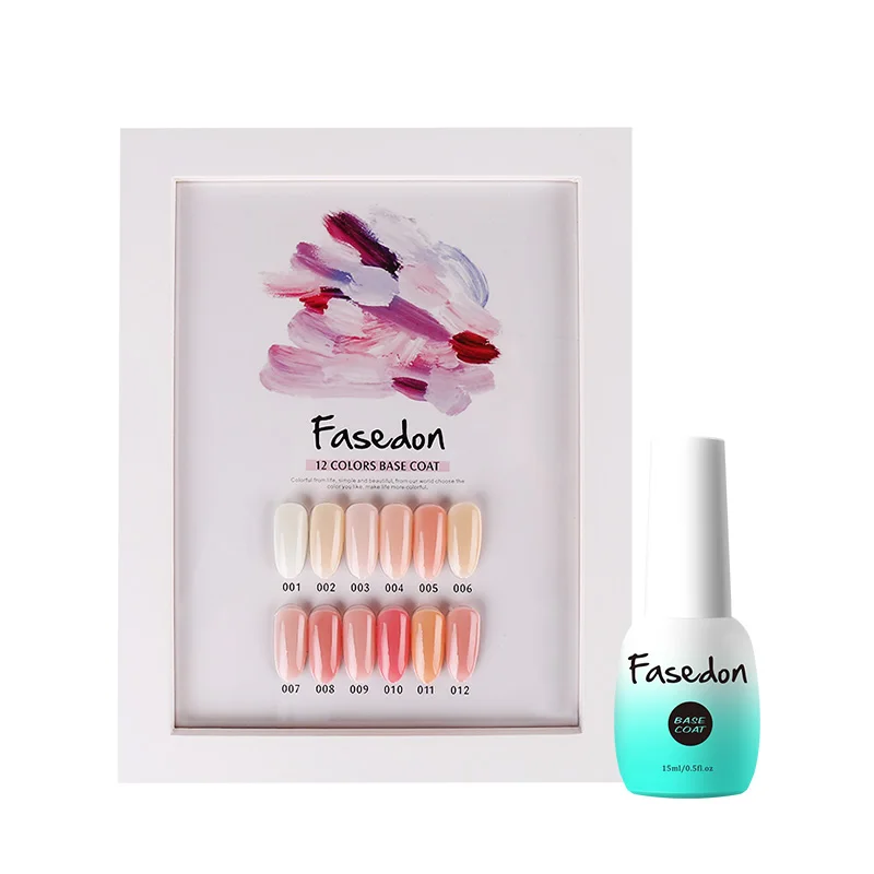 Hot selling nail products top base coat long lasting glossy finish uv gel polish base coat, 12 colors
Hot selling nail products top base coat long lasting glossy finish uv gel polish base coat, 12 colors