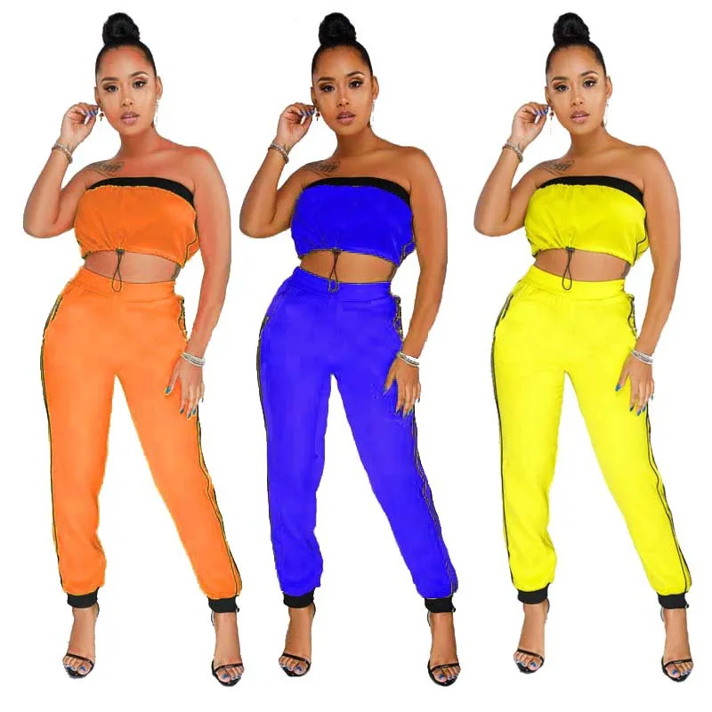 New arrivals women two piece sets solid color sport suit two piece pants set sexy 2 piece set women, Picture shows
New arrivals women two piece sets solid color sport suit two piece pants set sexy 2 piece set women, Picture shows